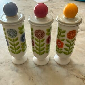 (3)Vintage Avon lotion bottles